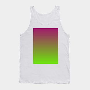 Shahabi Green Purple Gradient Fashion Print Tank Top